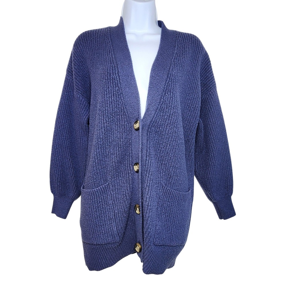 Aerie Women's Cardigan Sweater Size XS Cozy Grandpa Academia Preppy